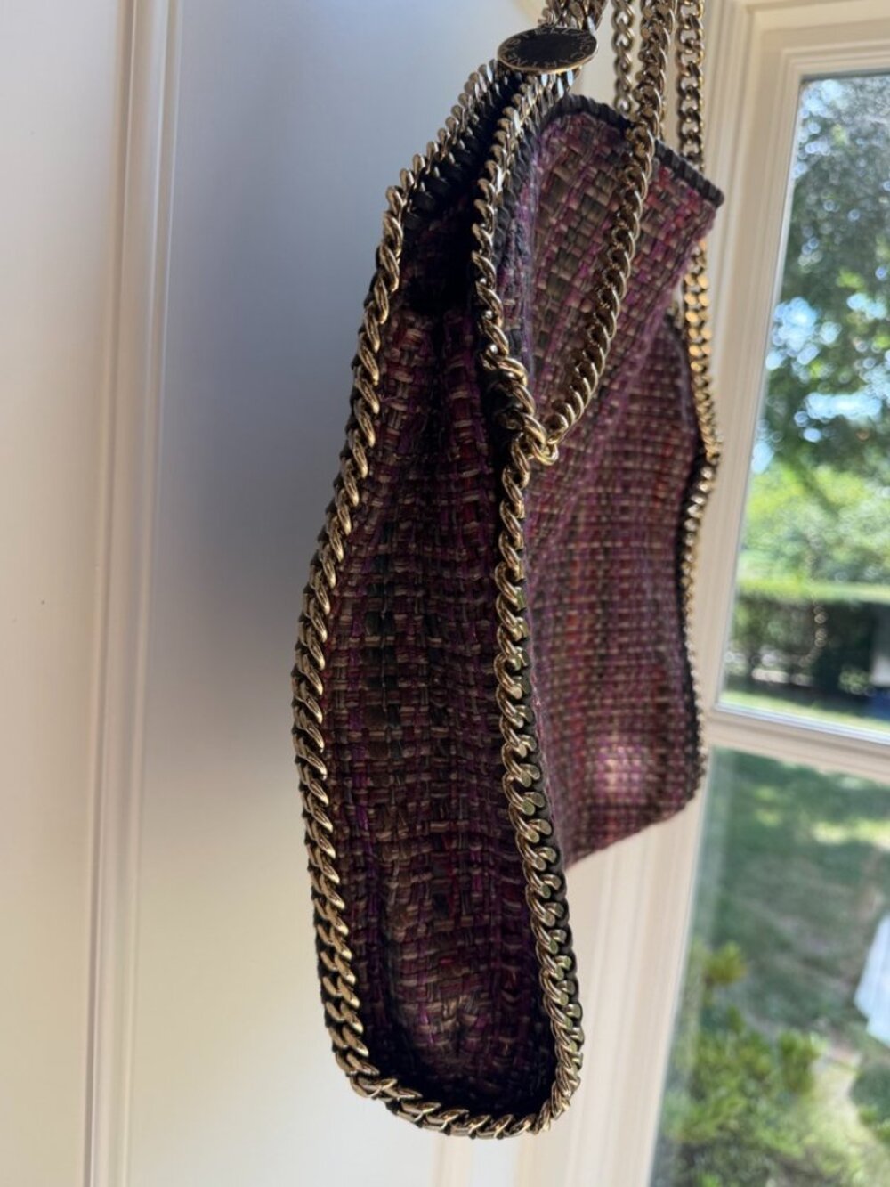 Stella McCartney Falabella Boucle Tweed Foldover Tote - Picture 5 of 16